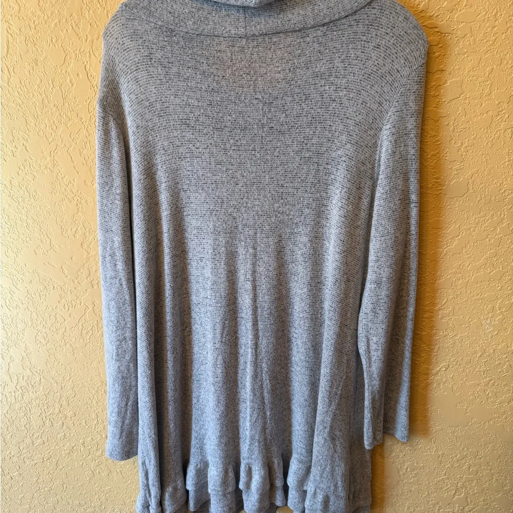 Vine & Love Gray Cowl Neck Sweater - Picture 6 of 6